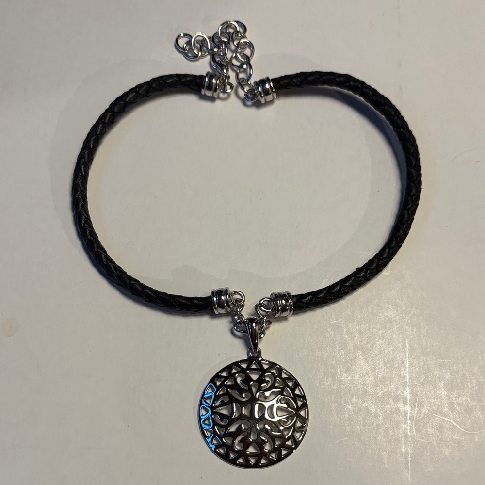 Intricate Silver Pendant Necklace
